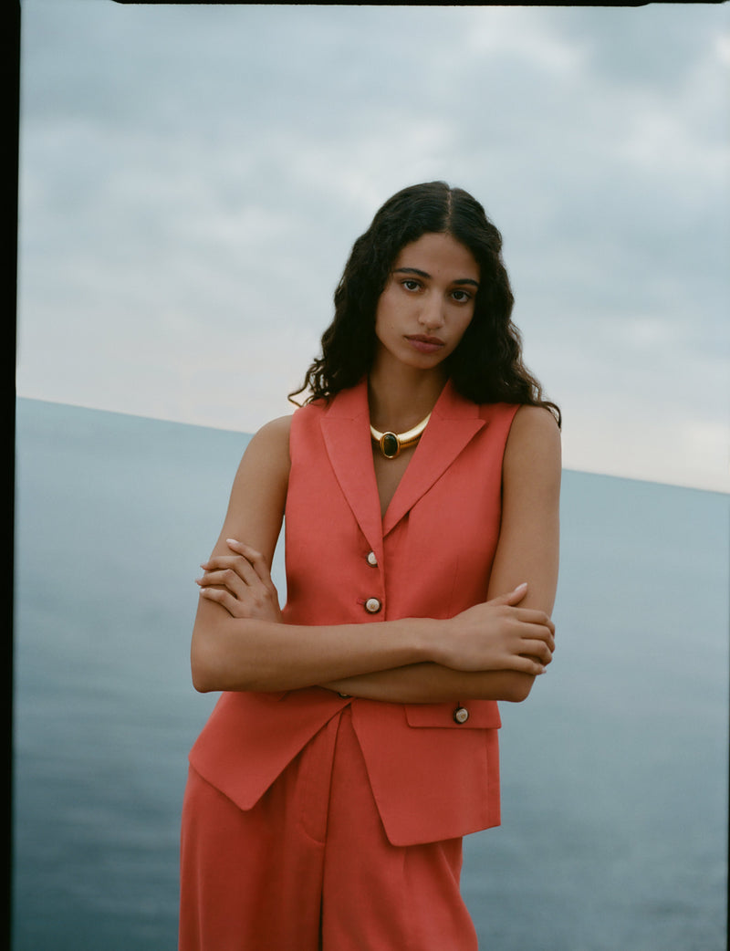 Benny Linen Vest