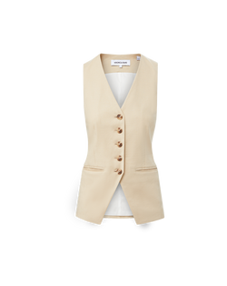 Liff Stretch-Linen Vest