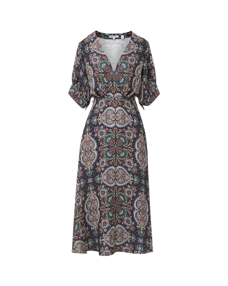 Wyatt Kaleidoscope-Print Dress