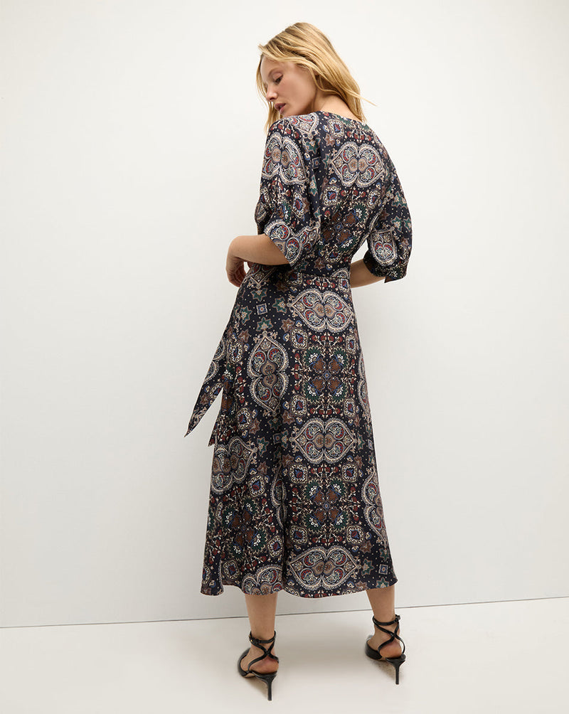 Wyatt Kaleidoscope-Print Dress