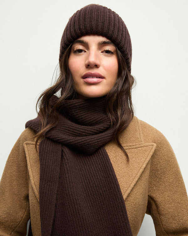 Cashmere Foldover Beanie