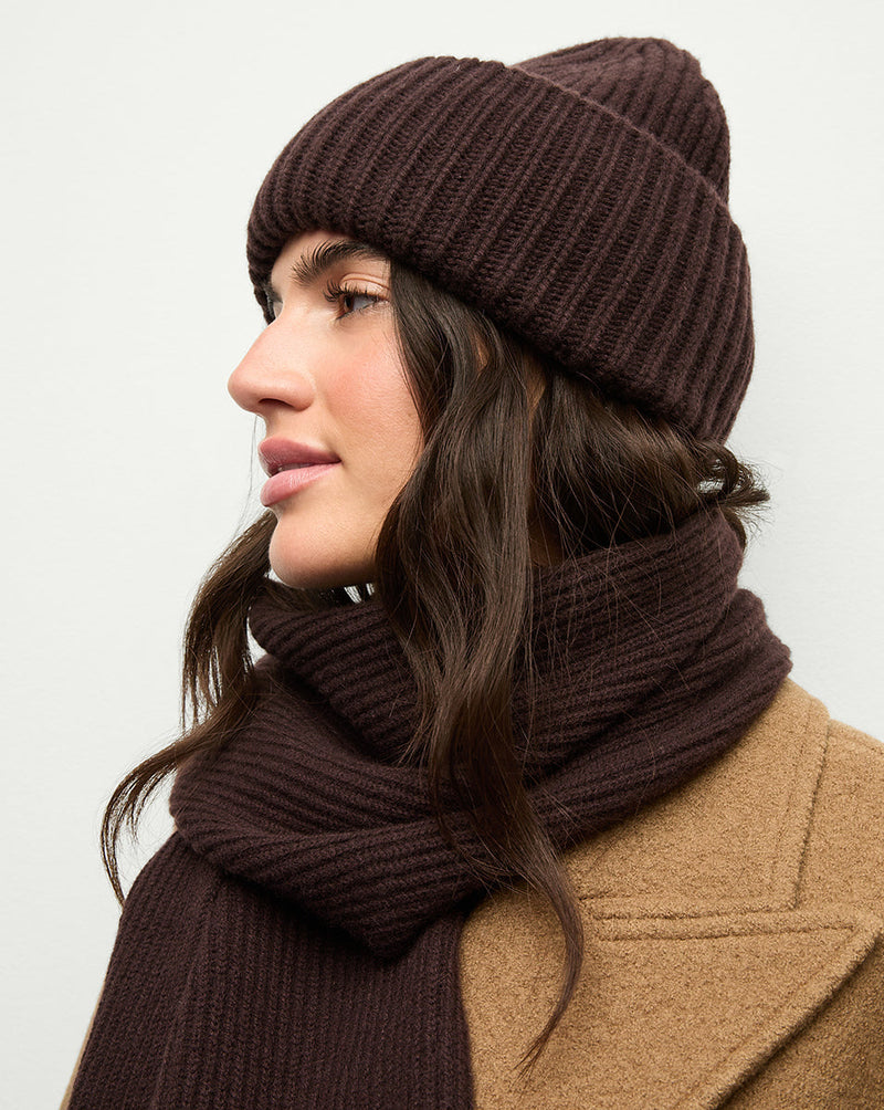 Cashmere Foldover Beanie