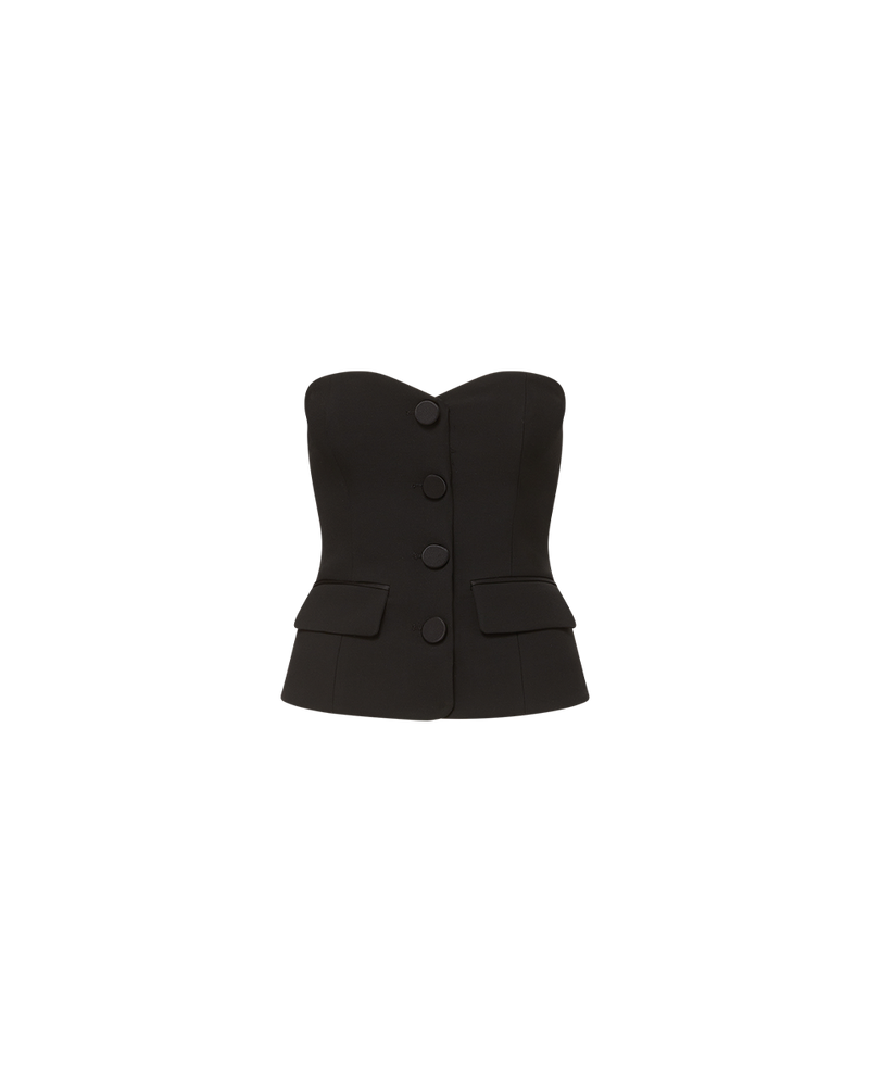 Arlette Strapless Peplum Bustier