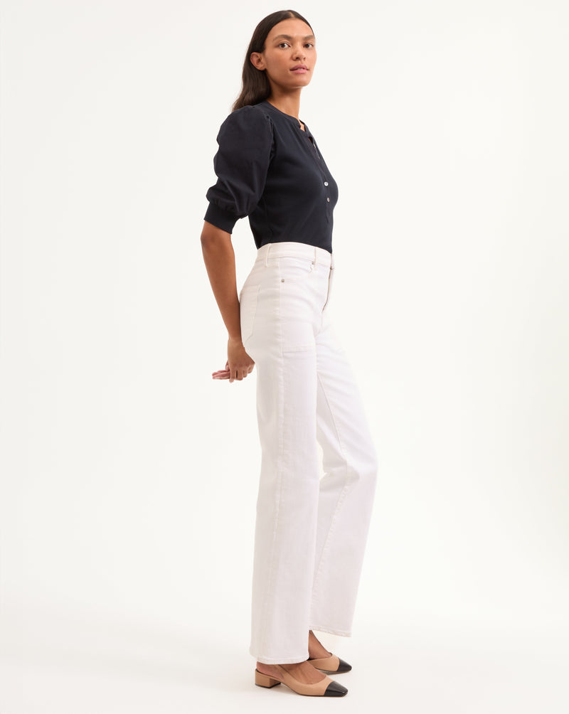 Crosbie Slim Wide-Leg Jean