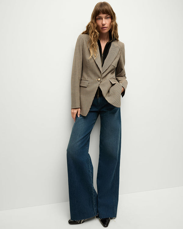 Livvy Houndstooth Dickey Jacket