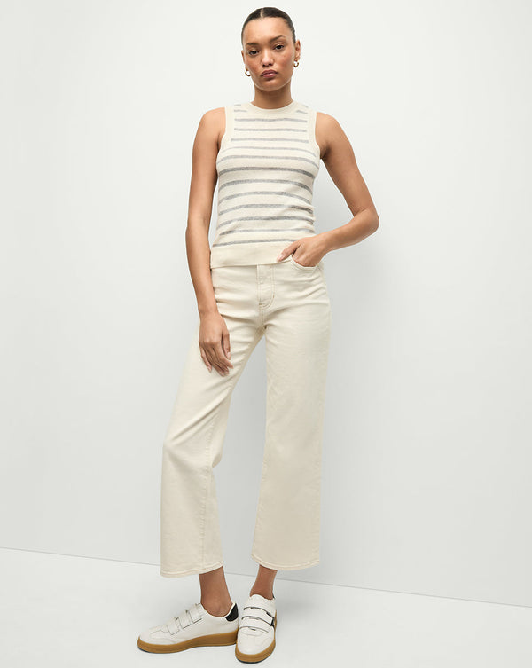 Jerrel Striped Cashmere Tank
