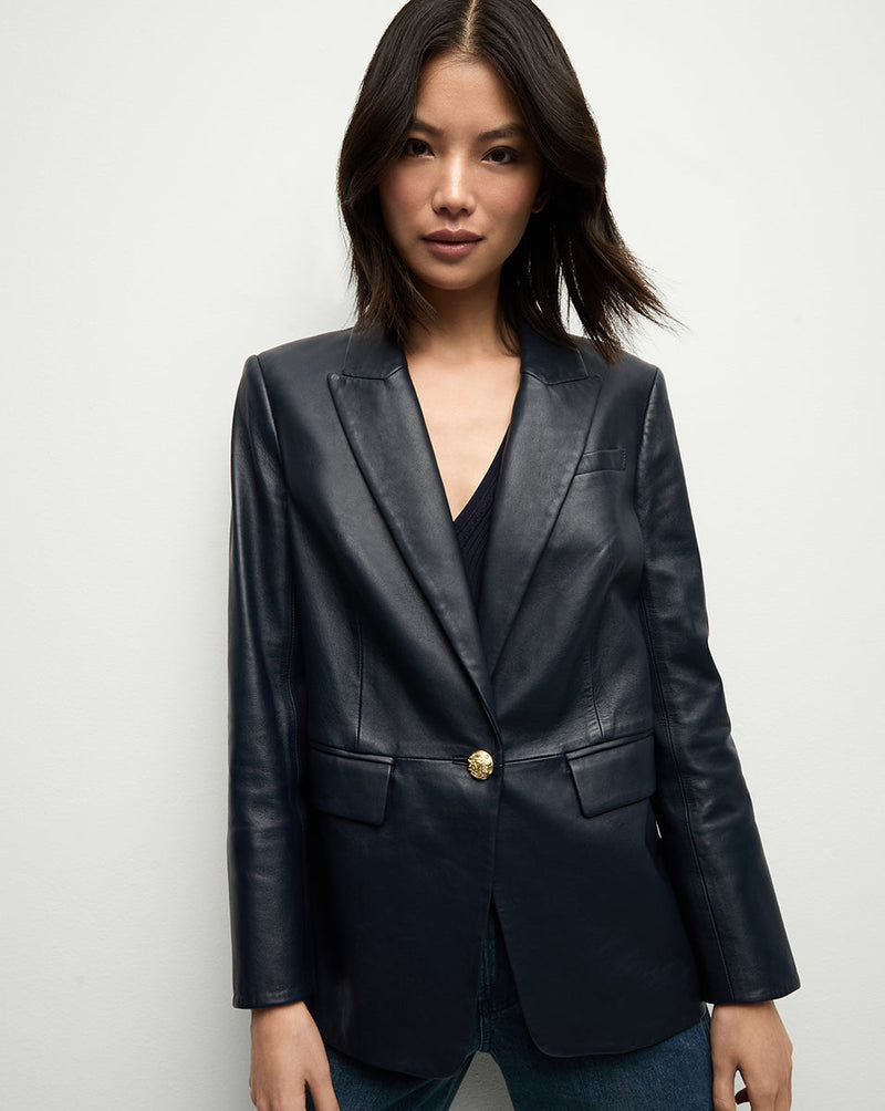Vega Leather Dickey Jacket