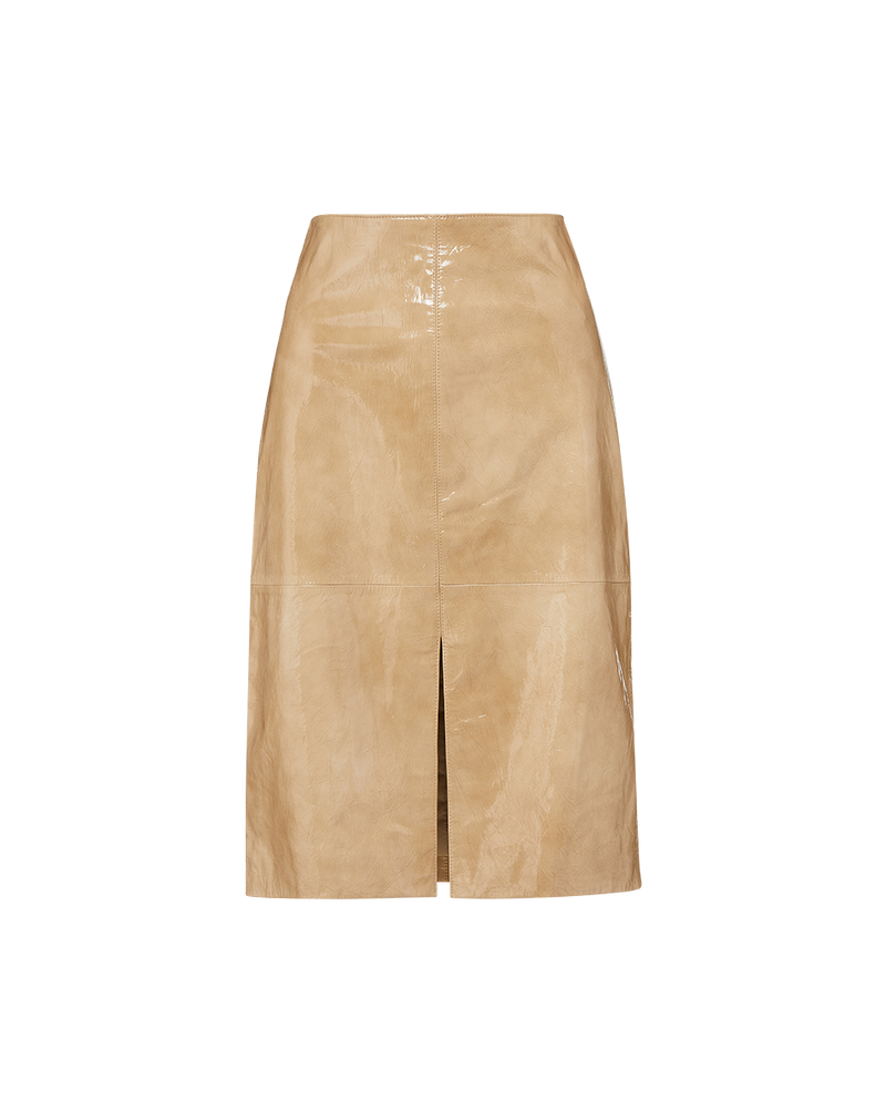 Anderson Coated Leather Skirt
