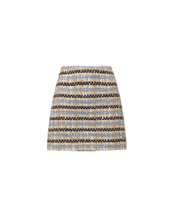 Ohemia Metallic Tweed Skirt