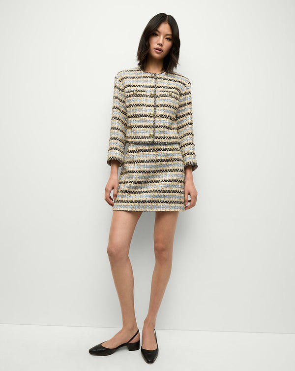 Ohemia Metallic Tweed Skirt