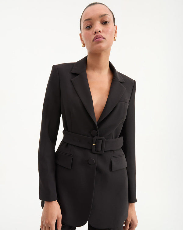 Ryanne Belted Dickey Jacket