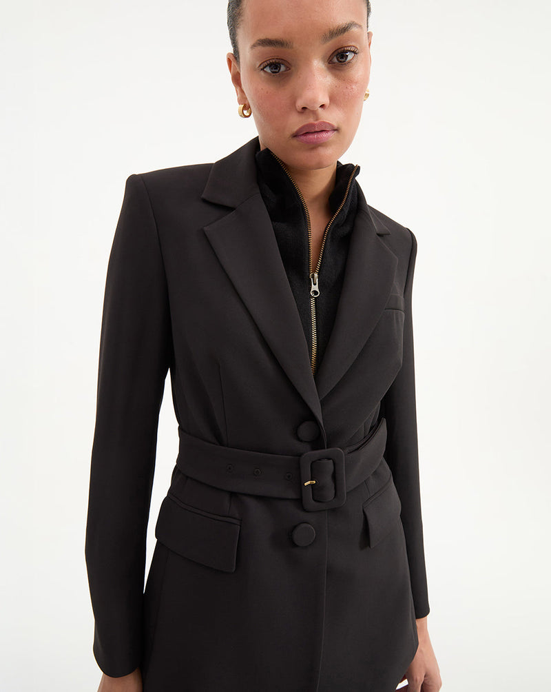 Ryanne Belted Dickey Jacket