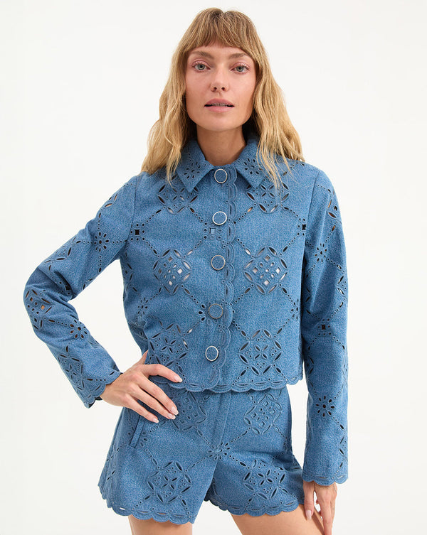 Adelaide Eyelet Jacket