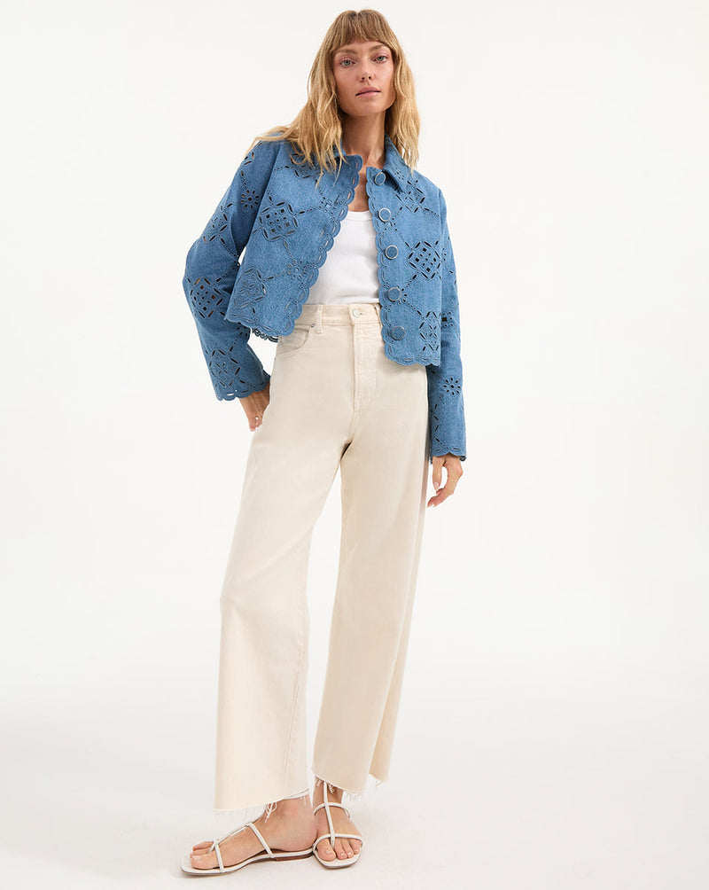 Adelaide Eyelet Jacket
