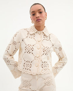 Adelaide Eyelet Jacket