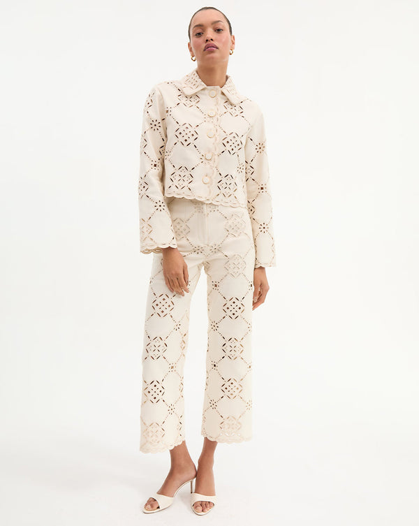 Adelaide Eyelet Jacket