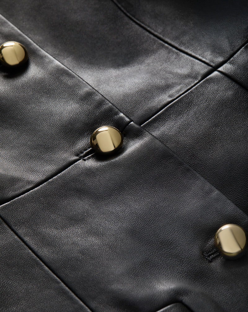 Paige Leather Dress