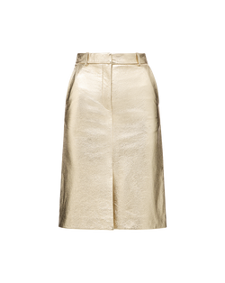 Maxine Leather Midi Skirt