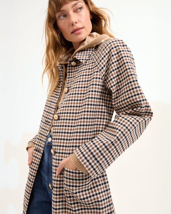 Quinton Plaid Coat