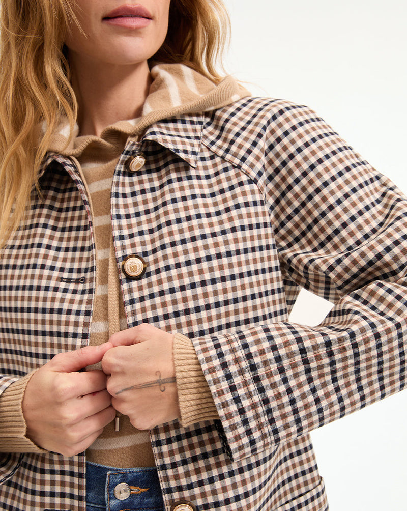 Quinton Plaid Coat