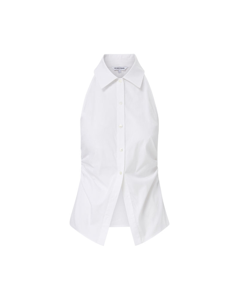 Regina Sleeveless Button-Down Shirt