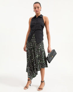 Rosemary Silk Skirt