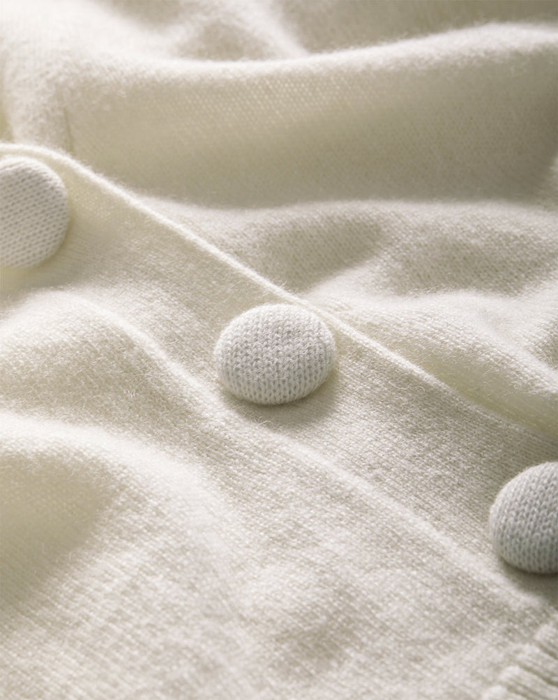 Solene Short Sleeve Cashmere Cardigan