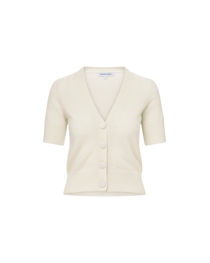 Solene Short Sleeve Cashmere Cardigan