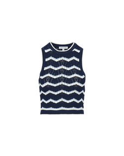 Jerrel Cropped Knit Tank Top