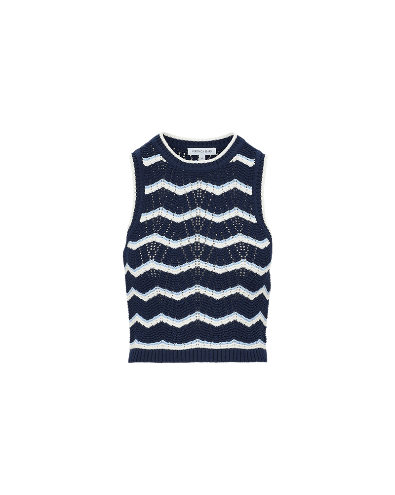 Jerrel Cropped Knit Tank Top