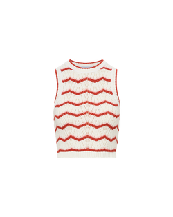 Jerrel Cropped Knit Tank Top