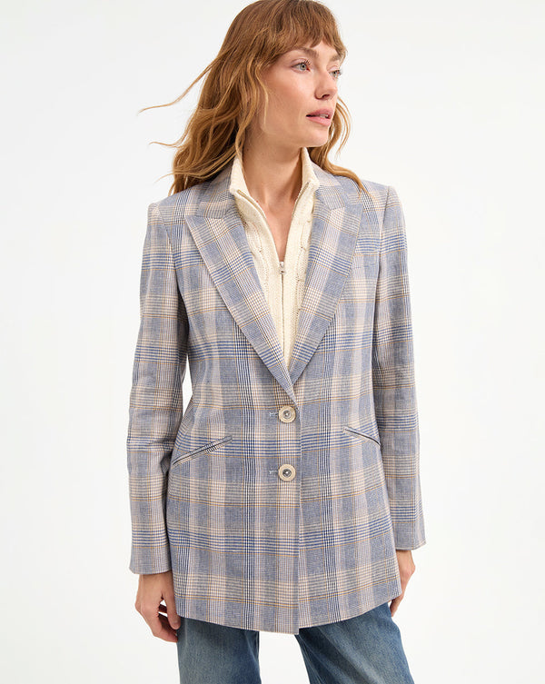 Radia Silk-Linen Dickey