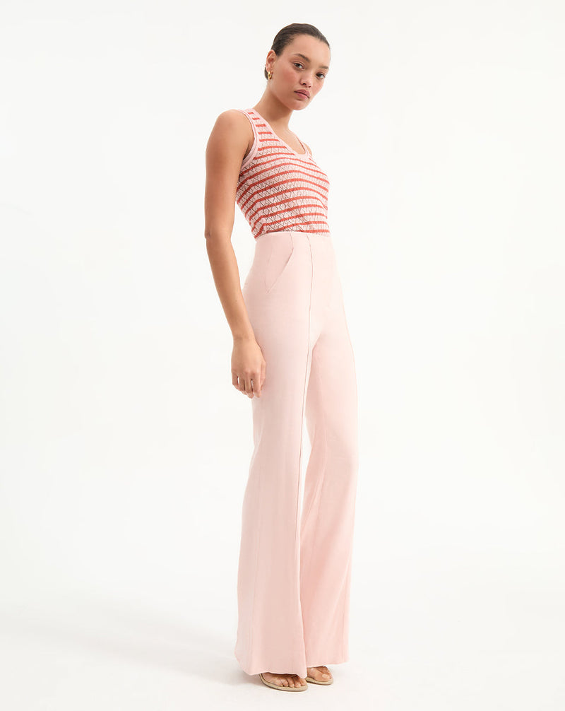 Komi Stretch-Linen Pant
