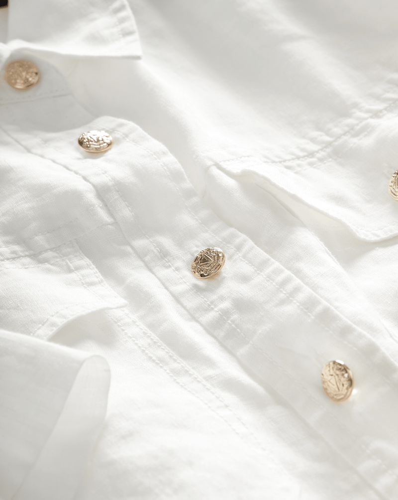 Spruce Linen Top