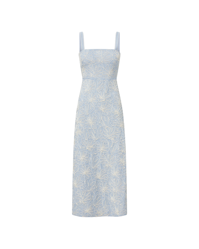 Ella Embroidered Midi Dress