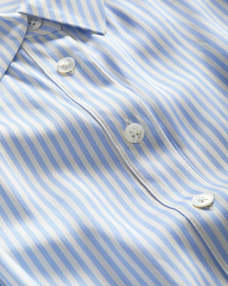 Lex Silk Midi Shirtdress