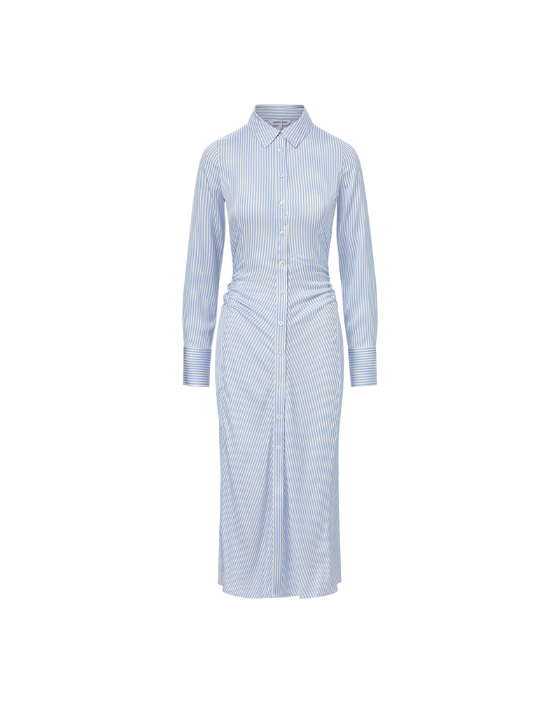 Lex Silk Midi Shirtdress