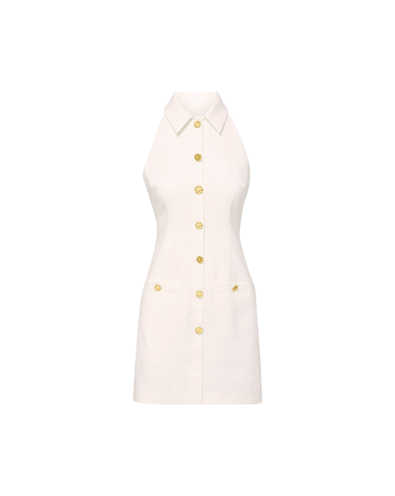 Roxanne Stretch-Linen Mini Dress