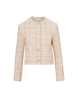 Andrea Metallic Tweed Jacket