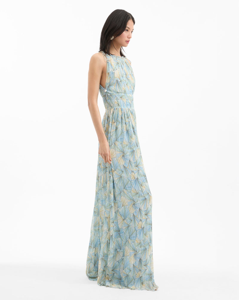Yardley Pleated Maxi Dress
