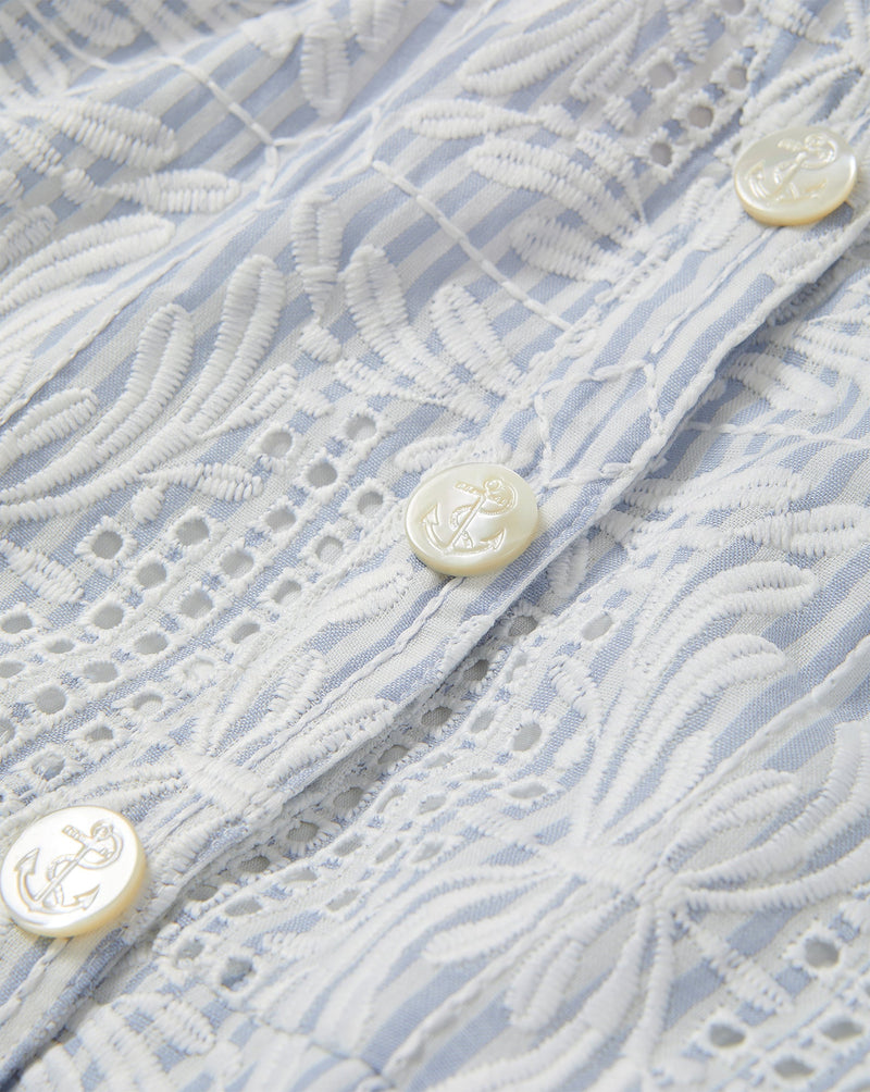 Bobbie Eyelet Mini Dress