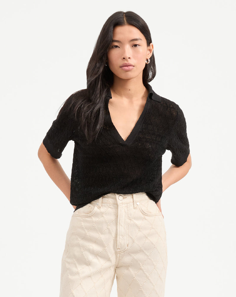 Issa Knit Polo