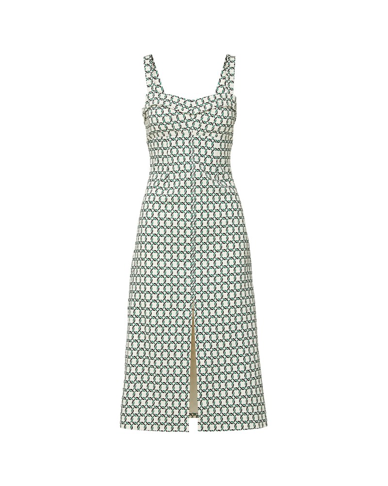Colleen Stretch-Linen Midi Dress