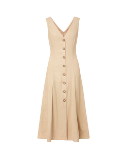 Lou Pleated Midi Dress
