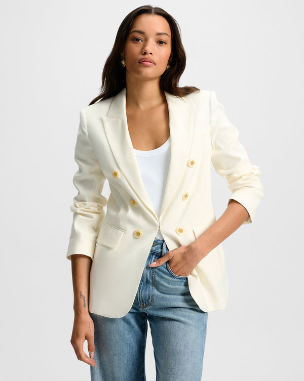 Bexley Stretch-Linen Dickey Jacekt