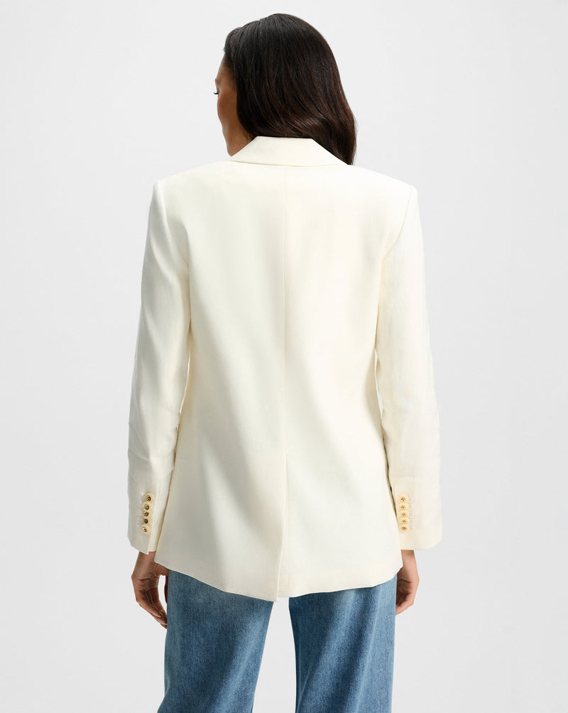 Bexley Stretch-Linen Dickey Jacekt