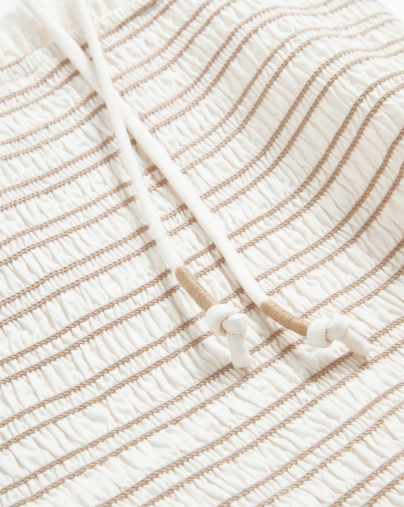 Kaela Smocked Midi Dress