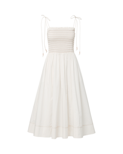 Kaela Smocked Midi Dress