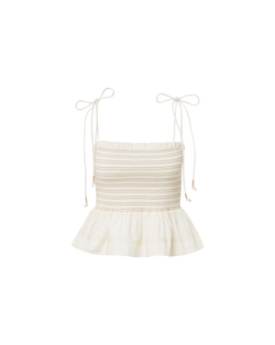 Ophelia Smocked Tank Top