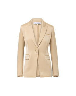 Long and Lean Satin Dickey Jacket